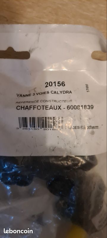 Vanne 3 Voies - Chaffoteaux 60081839 (image 2)