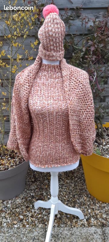 Pull bonnet châle (image 2)