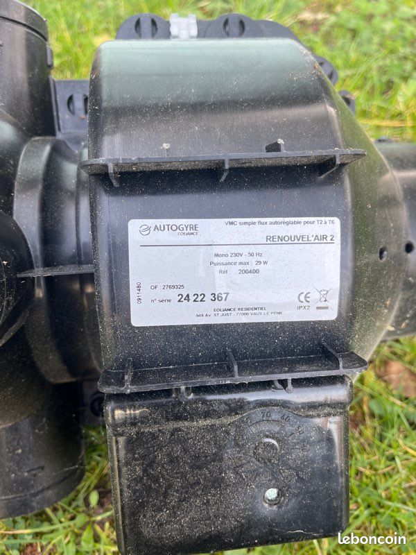 VMC simple flux auto réglable AUTOGYRE ref 200400 (image 4)