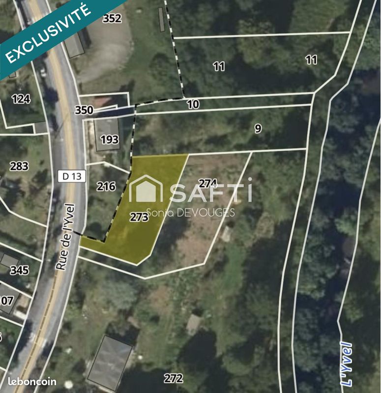 Terrain 626 m² · à Loyat · 626 m² · 27 000 €