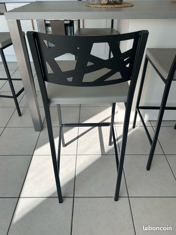 Lot de 4 chaises de bar (image 2)
