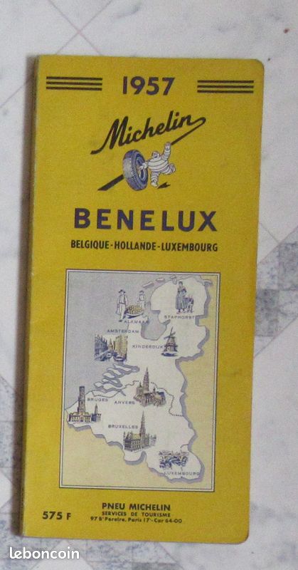 Ancien guide touristique/Régionaux – Michelin 1957 - Collection