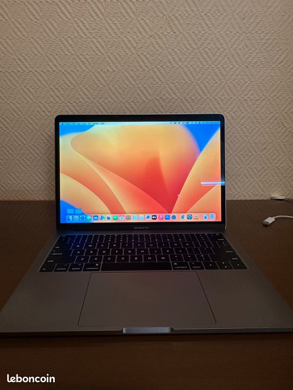 MacBook Pro 13 pouces (modèle 2017), coloris Gris Sidéral, avec un stockage confortable de 256 Go SSD (image 2)