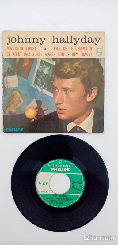 Lot vinyle johnny hallyday 45 tours (image 4)
