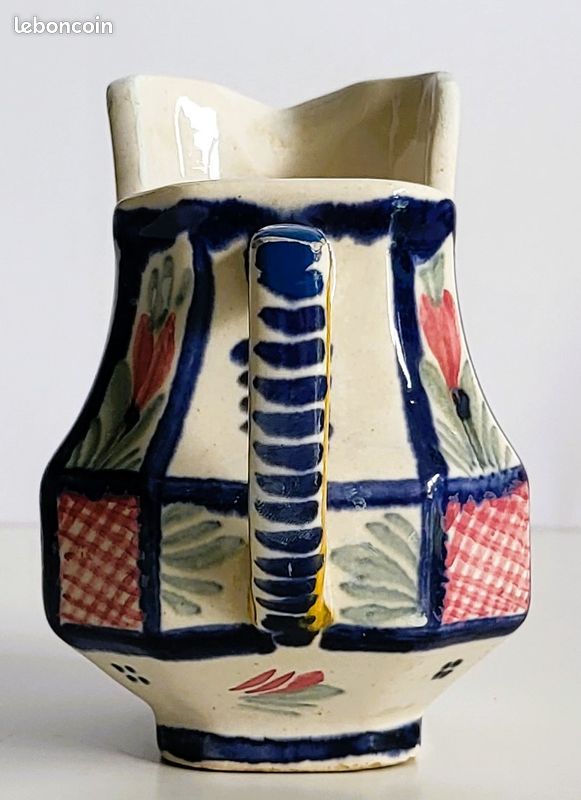 Pot à lait / Crémier Milk Pot signé HB Quimper (image 6)
