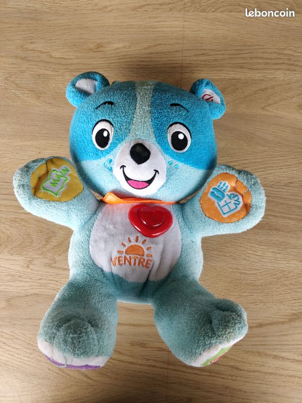 Peluche Nino mon ourson à personnaliser-V-tech Jeux Jouets