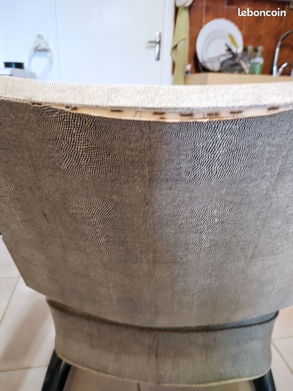 Fauteuil vintage industriel ronéo par Pullman (image 3)