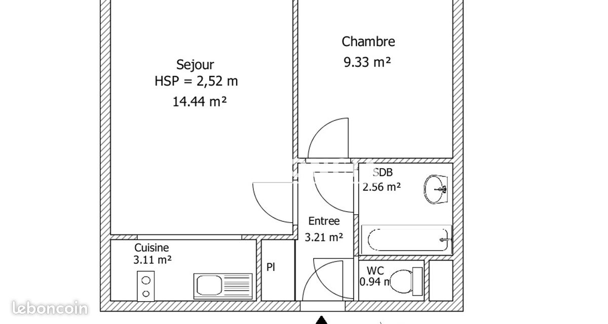 Appartement 1 pièce 34 m² · à Lille · 34 m² · 609 €/mois