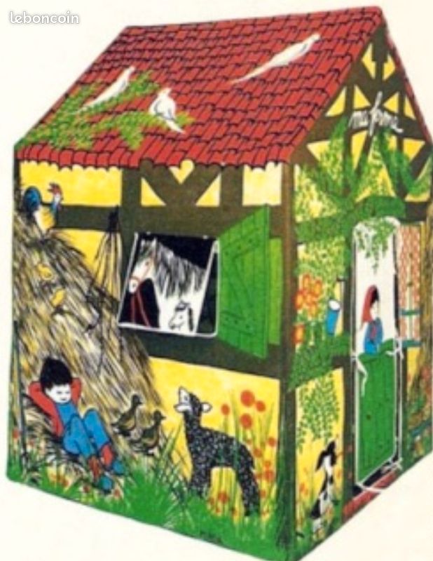 Photo Vintage USA Années 50 - Maison, Femmes, Enfants, Jardin - Tirage Original