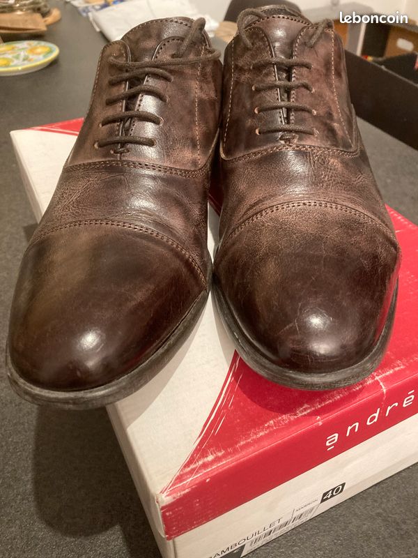 Chaussures basses à lacets André T40 (image 1)