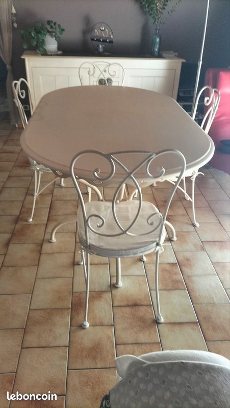 Chaises en fer forgé (image 2)