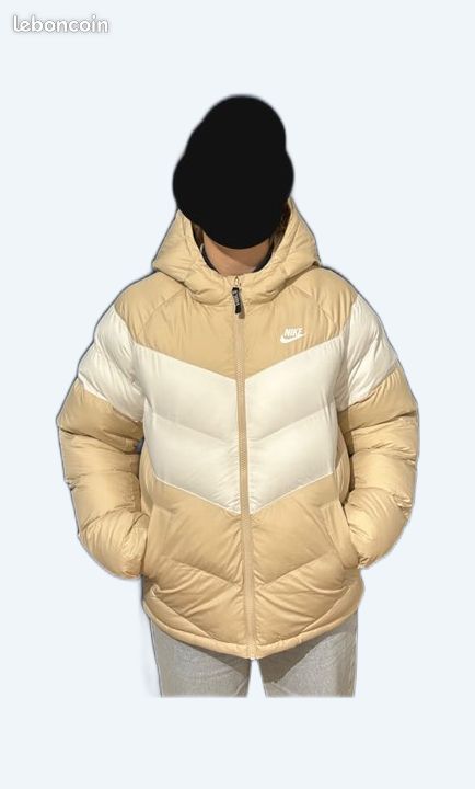 Winter Jacket Doudoune Nike Beige Doudoune Nike Sportswear Veste