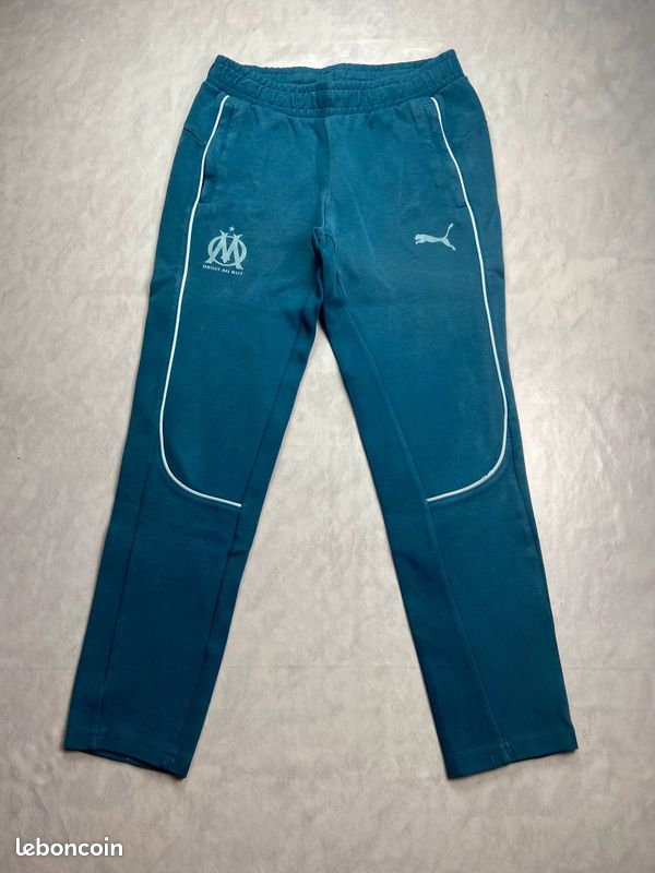 Ensemble veste / pantalon jogging Olympique De Marseille bleu/blanc taille 10 ans (image 4)