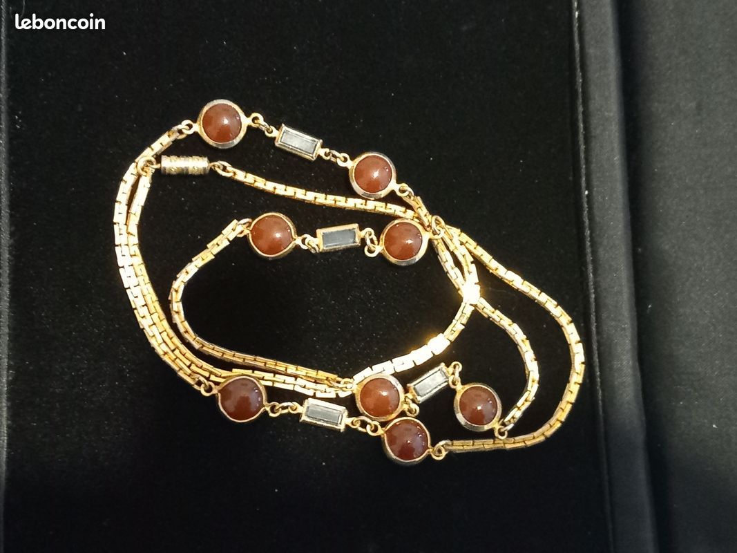 Collier Ancien Vintage - Référence N296 - Occasion - Bijou à Pendentif