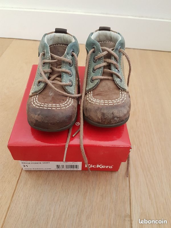 Chaussures garçon Kickers taille 21 (image 2)