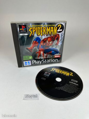 Jeu PS1 Spider-Man 2 : La Revanche D'Electro – Version PAL FR – Complet Et Propre