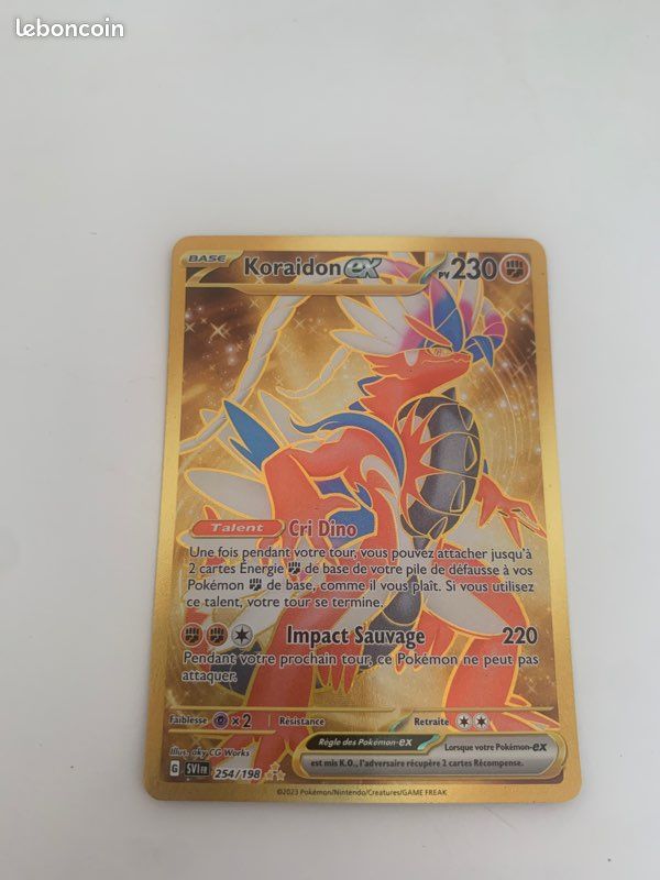 Koraidon ex alt 254/198 gold - Collection Koraidon ex alt 254/198 gold - Collection