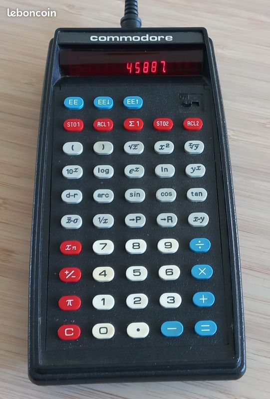 Calculatrice Scientifique Commodore 9R-25 – Vintage, Graphique, Fonctionne