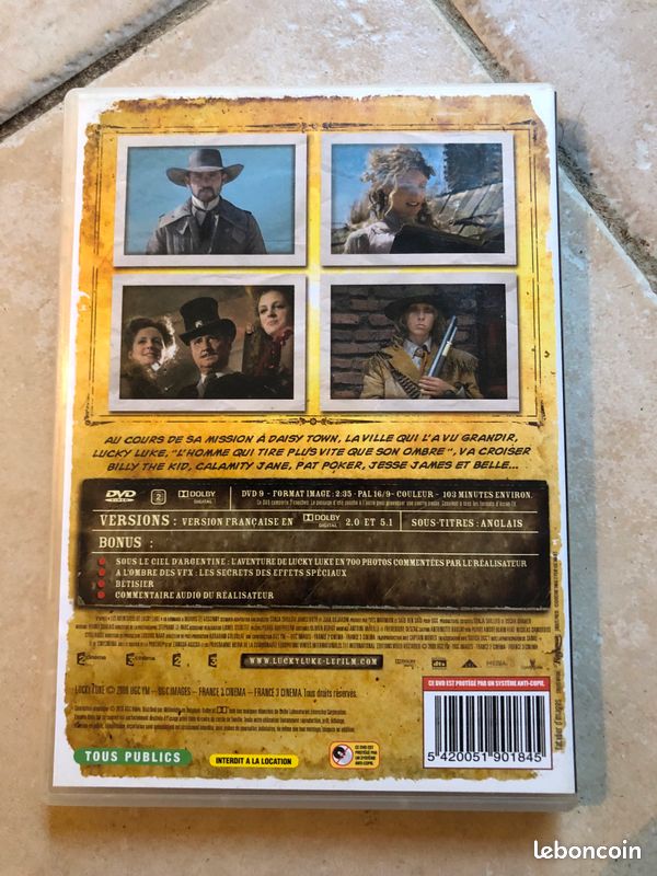 DVD LUCKY LUKE Jean Dujardin (image 2)