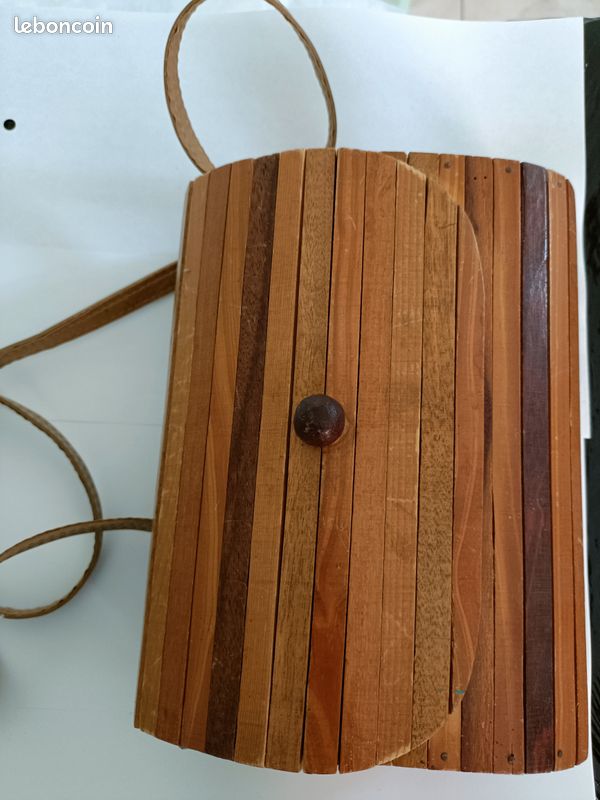 Sac original en bois (image 1)