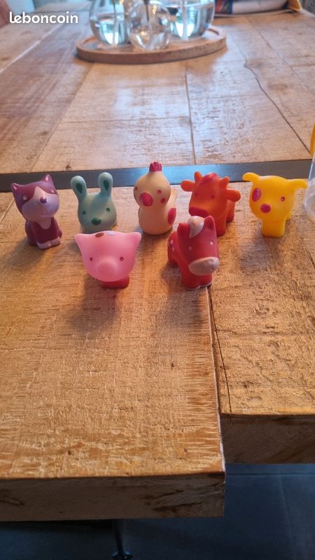 Petit animaux pour bébé en plastique mou (image 1)