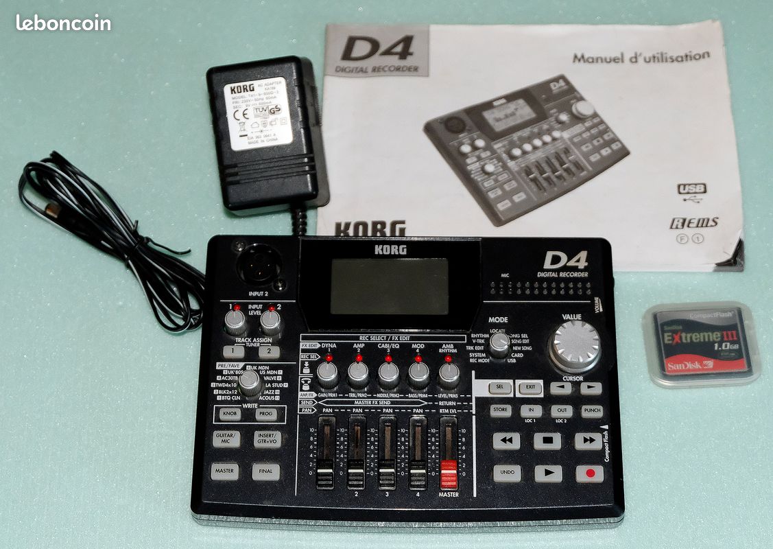 Enregistreur numérique multipistes KORG D4 (image 1)