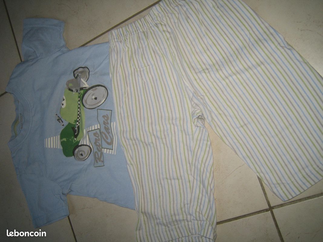 Lot pyjama short garçon 5 ans été vertbaudet (image 2)