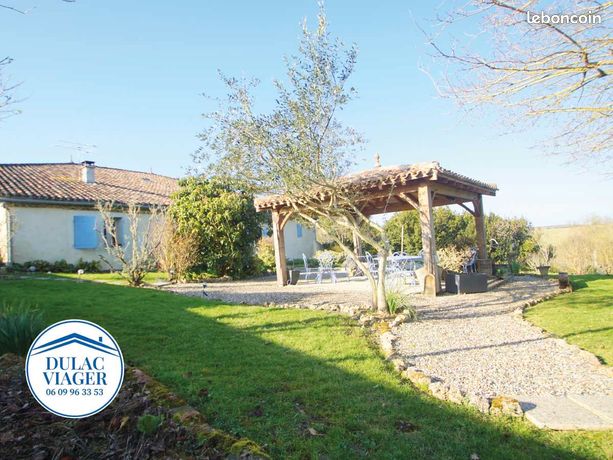 Viager | Maison T5 | 8p | 4ch | 194 m² | Sainte-Mère | Expo Sud-Est | Terrasse · Jardin