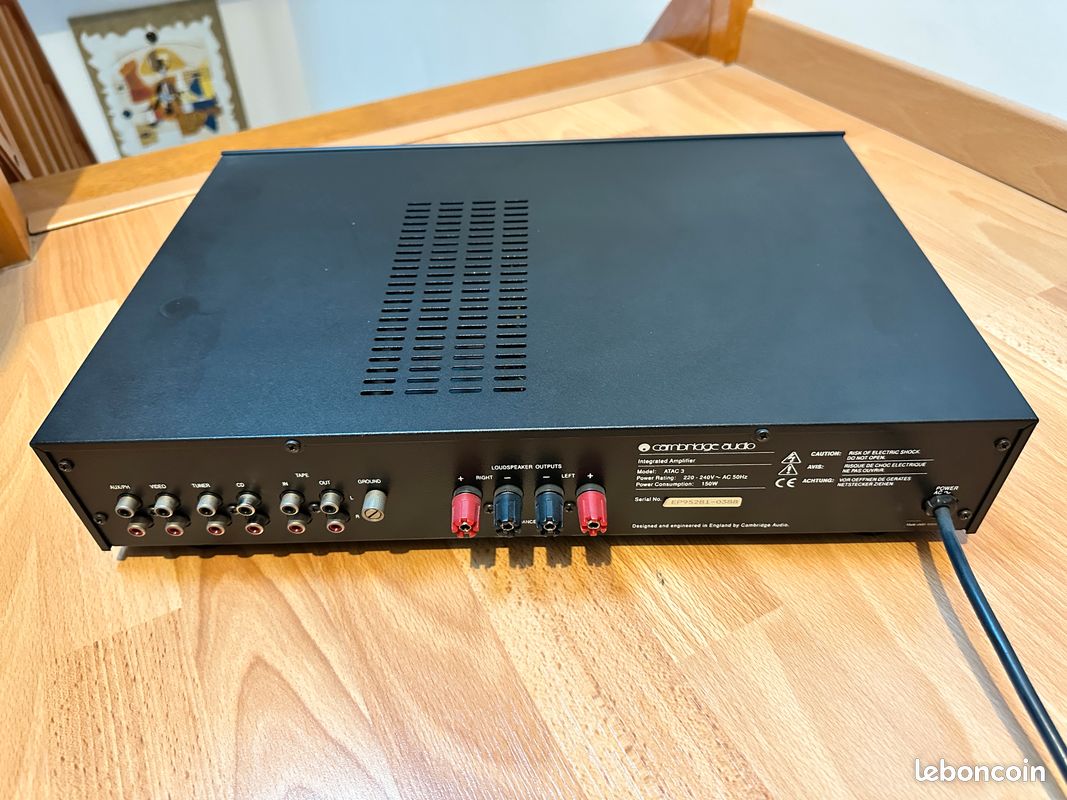 Amplificateur 2 x 35w Cambridge Audio Atac 3 (image 4)
