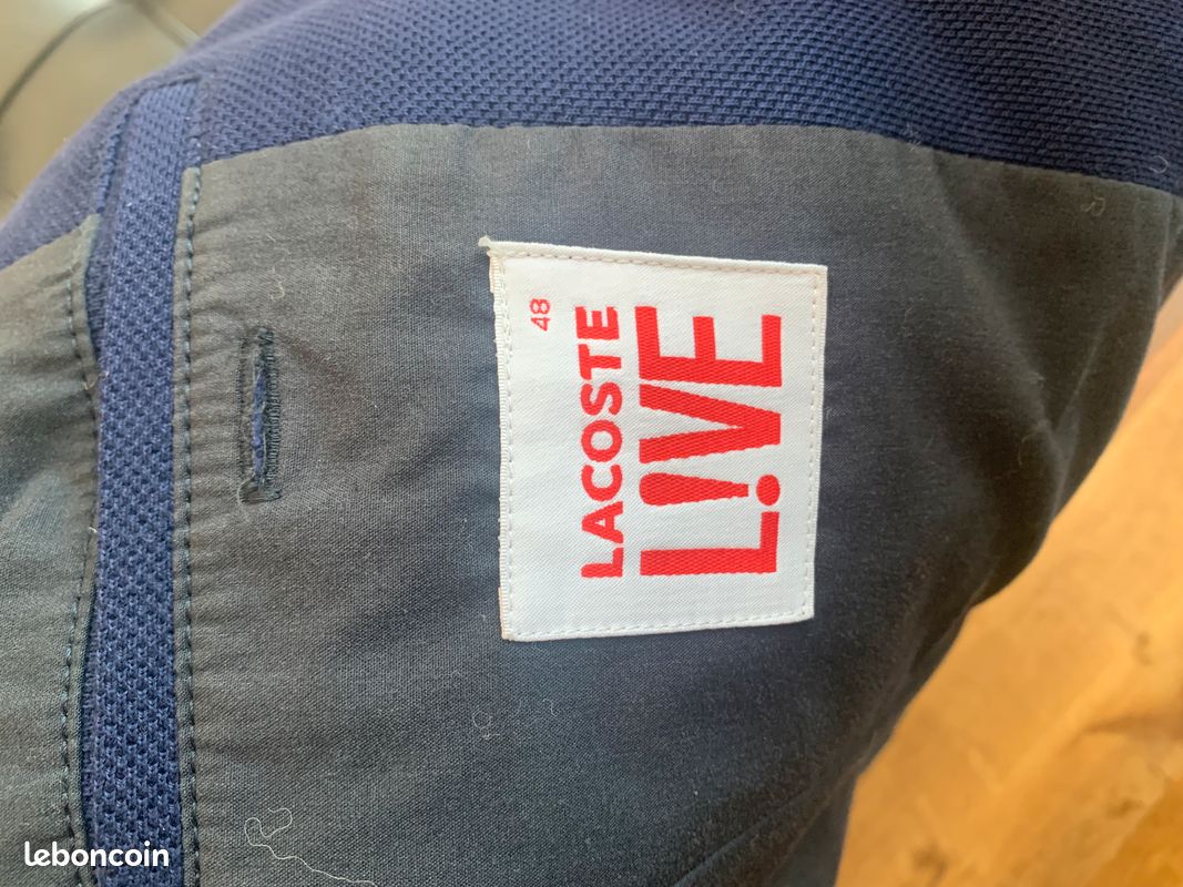 Veste Lacoste Live taille 48 Vêtements