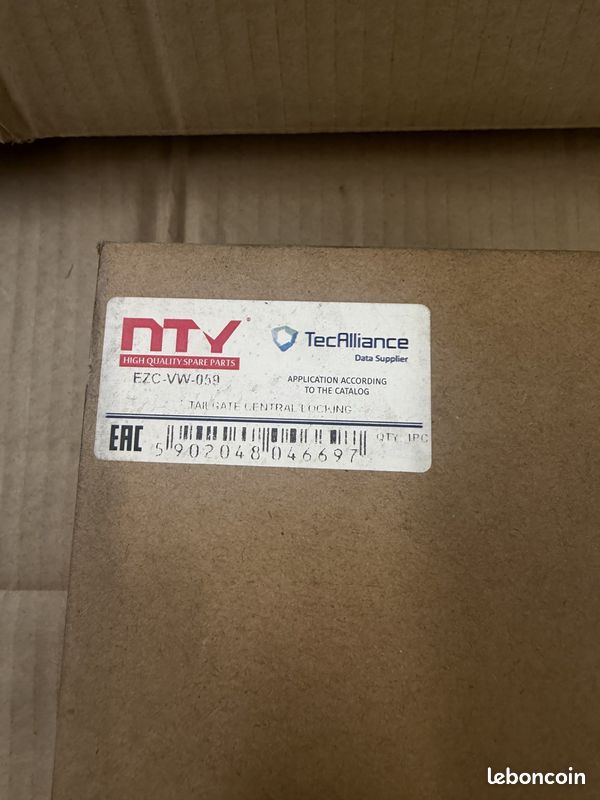 NTY Serrure De Hayon EZC-VW-310, Plastique à Renfort De Verre