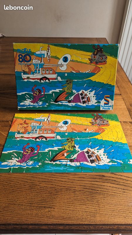 Puzzle 80 pièces Les fous du volant - Schmidt et Dujardin BE (image 1)