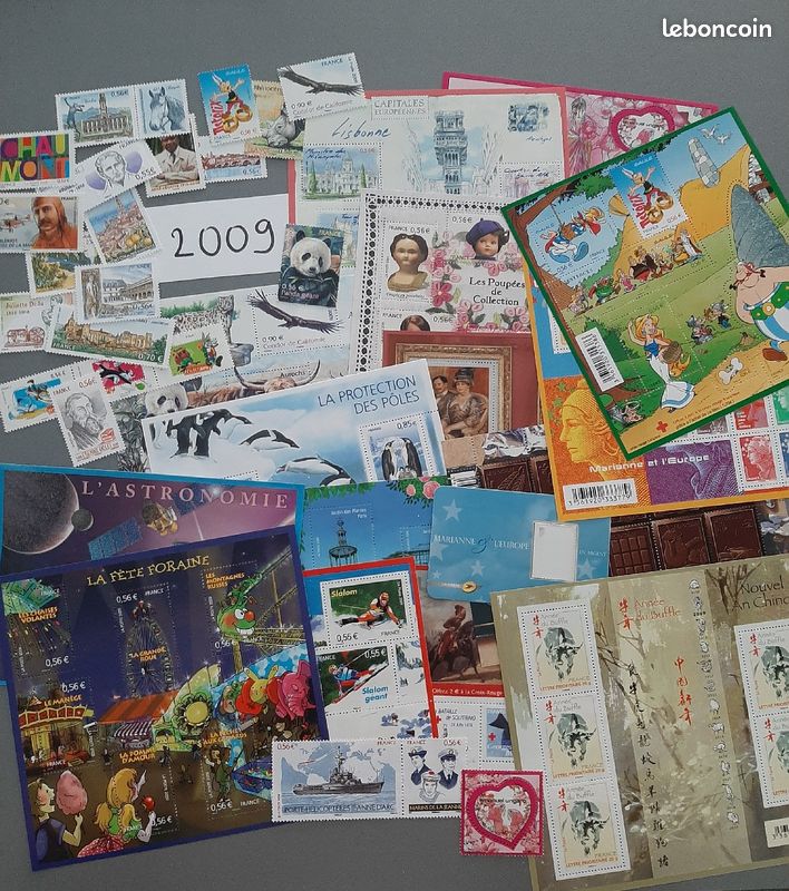 Collection Timbres de France Timbres plus 2009