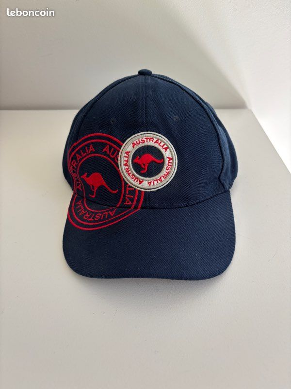 Casquette Australie Trucker Snapback – Blanc Marine (Homme/Femme)