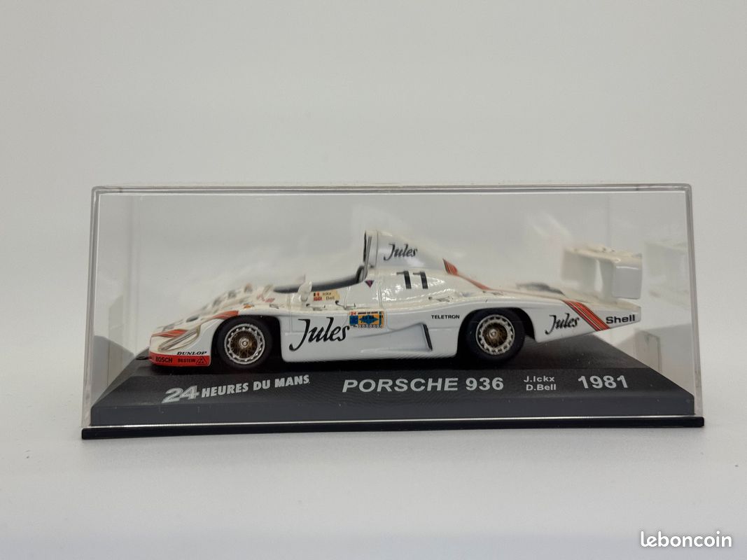 Porsche 936 24 heures du Mans Le Mans Car Ickx Bell 1:43 Ixo Altaya