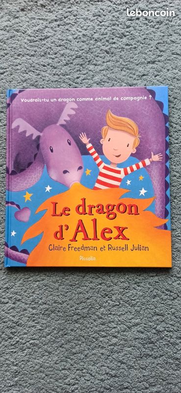 Sublime livre enfant, Le dragon d'Alex, NEUF (image 1)
