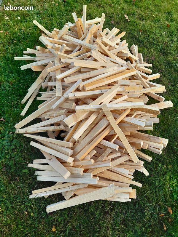 Petit bois d'allumage (Cageot) pour Cheminée, Poêle, Barbecue, Braséro, Cuisinière, Four à pizza/Pain (image 8)