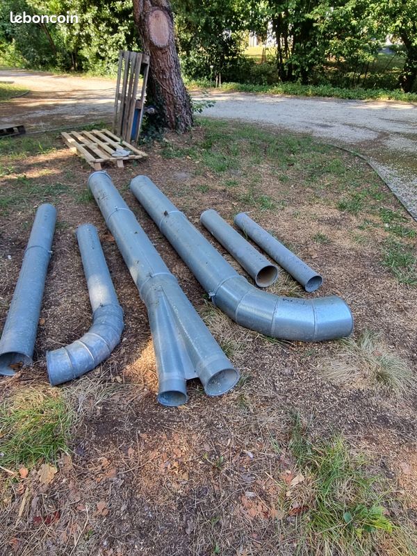 Tuyaux zinc galvanisé et flexible pvc (image 1)