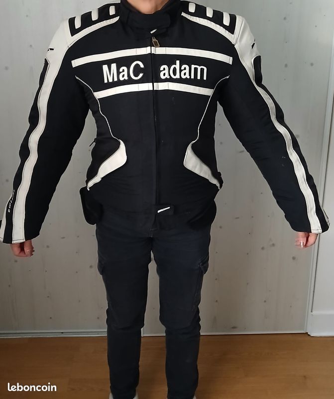 Blouson moto femme, Taille "S" (image 1)