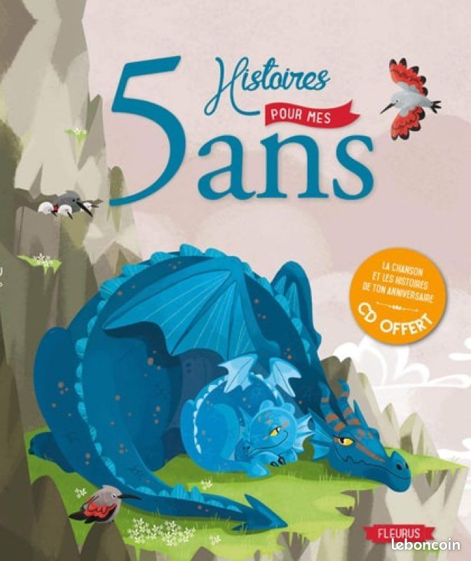 Histoire pour les 5 ans livre pour fêter les 5 ans d’un enfant (image 1)