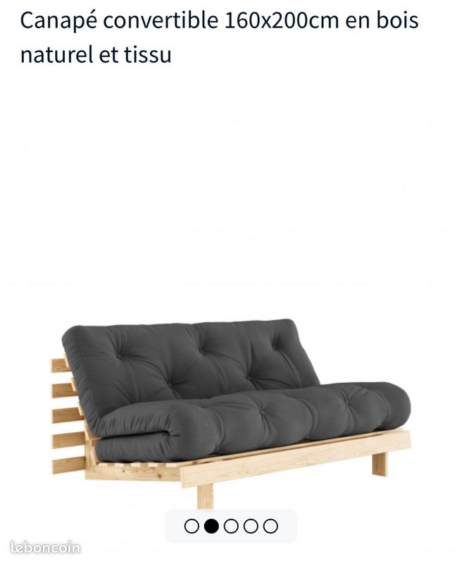 Canapé convertible 3 places futon Karup Design (image 4)
