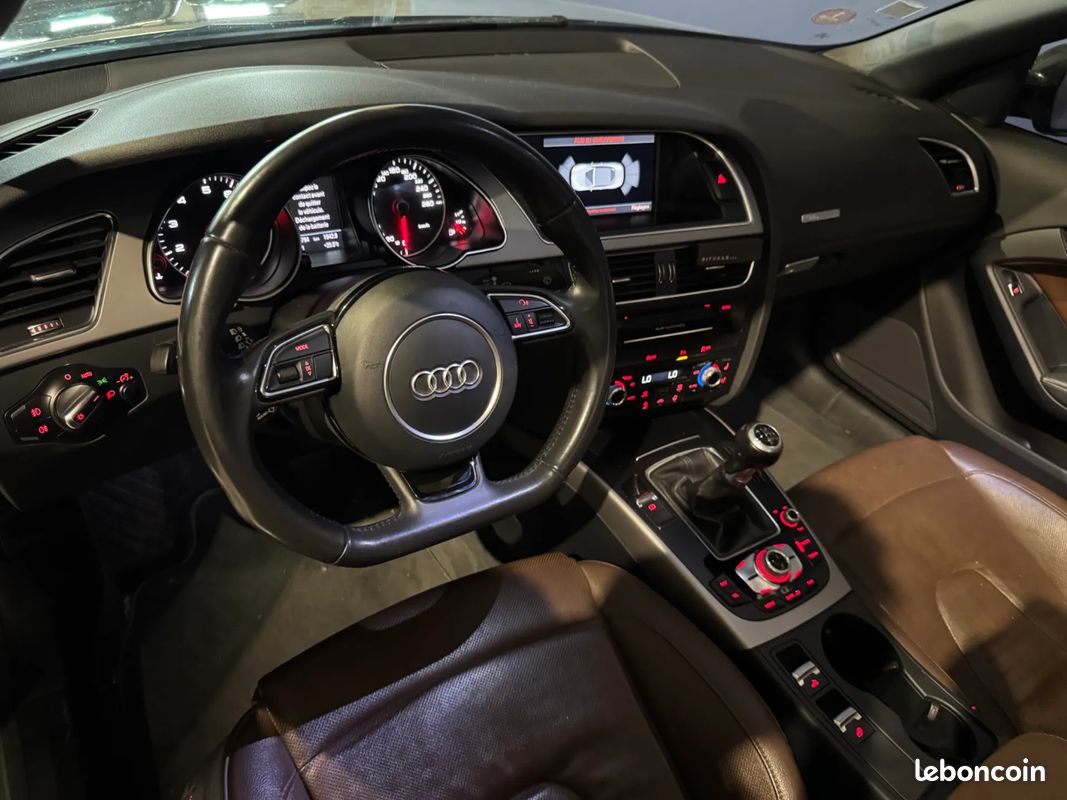 AUDI A5 Cabriolet 2.0 TFSI 211CV Suivi complet - Sièges Chauffants / Ventilés / Électriques (image 26)
