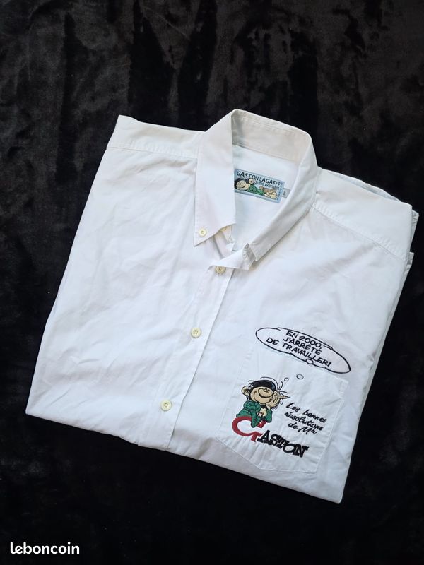 Chemise Gaston Lagaffe Studio Aventures L (image 1)