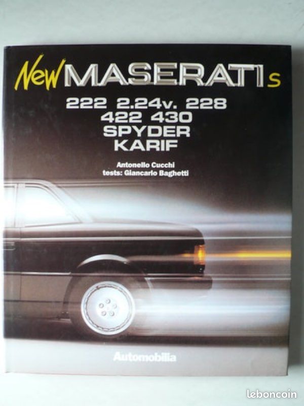 Livre « new Maserati » d Antonello cucchi (image 1)