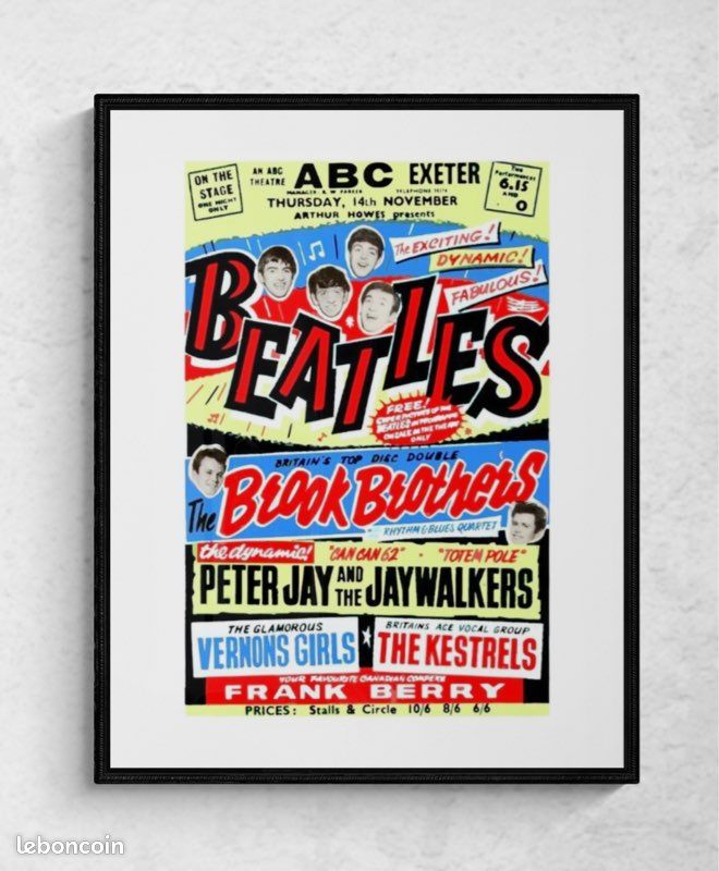Affiche Concert The Beatles concert poster (image 1)