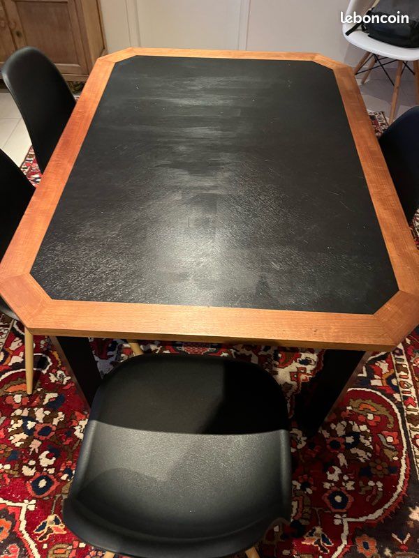 Table séjour bois relookée (image 2)