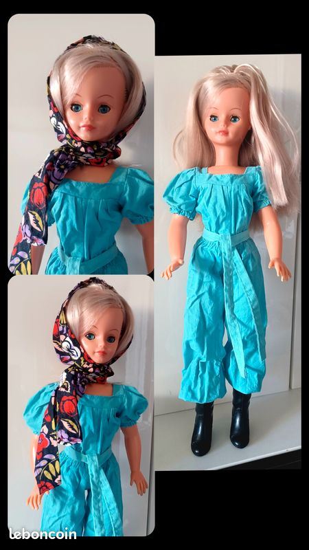 ANCIENNE POUPÉE MANNEQUIN CATHIE/CATHY de BELLA porte Ensemble ECOSSE de 1979 EUR 47,00