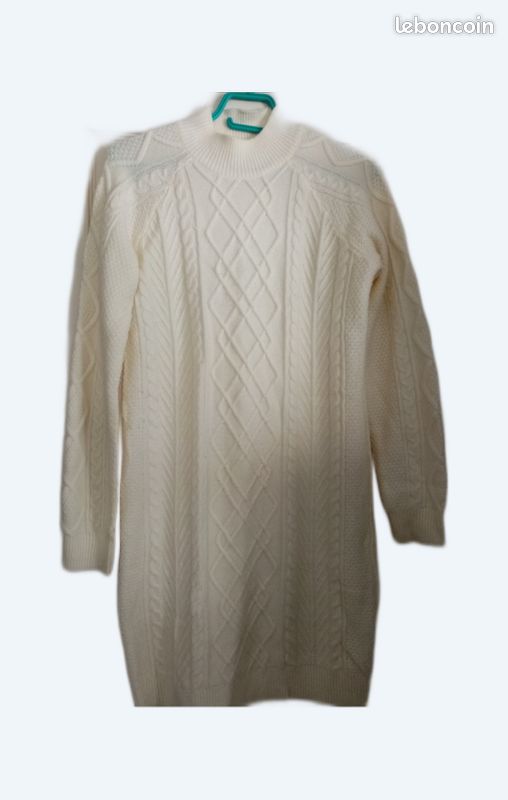 Robe pull en maille cache-cache Vêtements