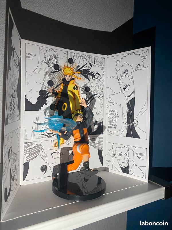 Figurine + fond Naruto (image 2)