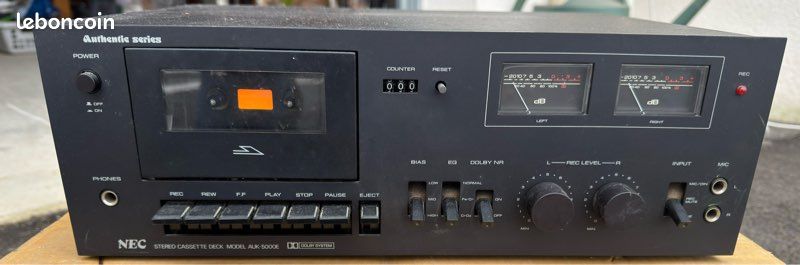 Alpine AL90 platine k7 haut de gamme audiophile vintage occasion